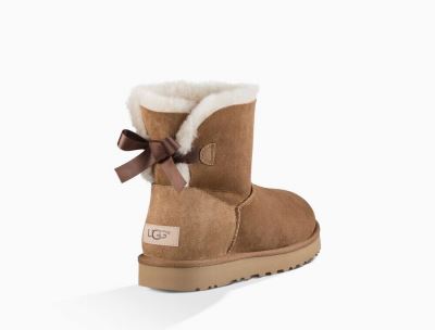 UGG Mini Bailey Bow II Boots for Womens - Chestnut/Brown India